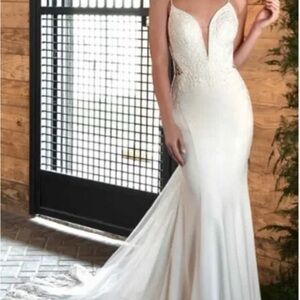 Elegant White Bridal Gown